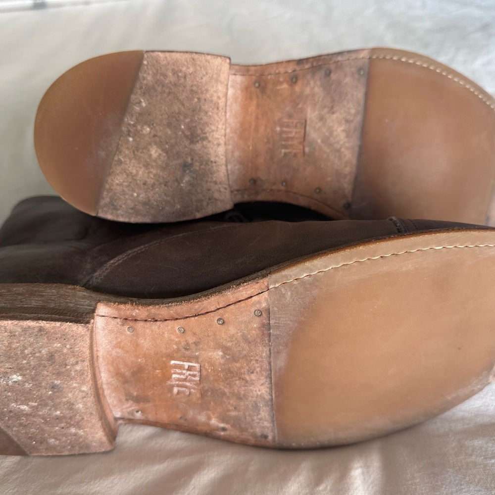 Frye Men's Cap Toe Boots - Seth Style - Picture 4 of 9
